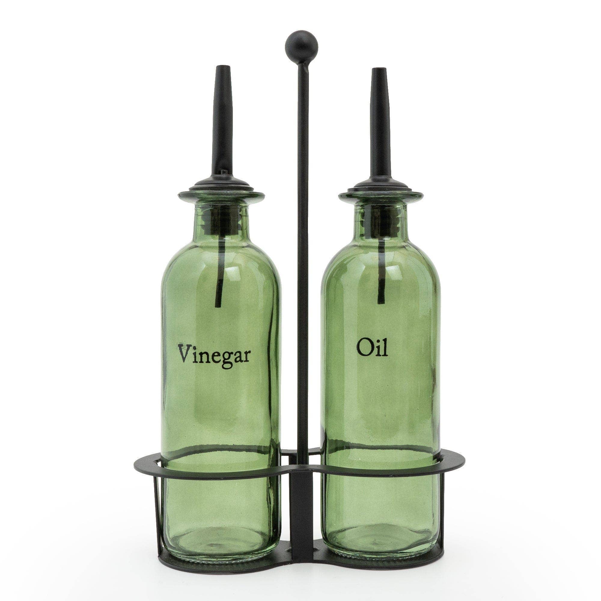 Oil & Vinegar Bottle Set - Olive
