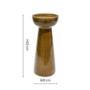 Bowen Ceramic Candle Holder: Fawn
