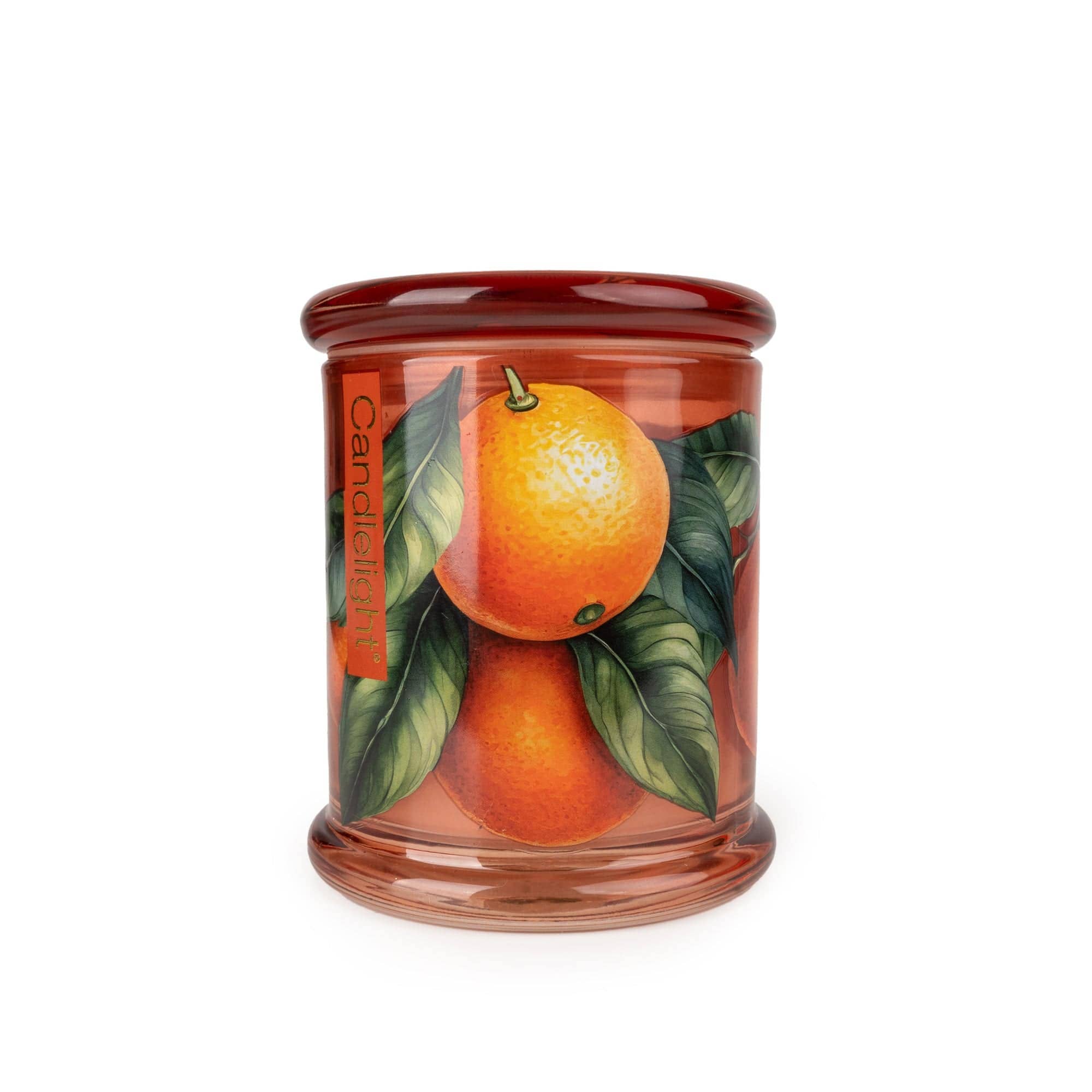 Large Glass Lidded Jar - Mandarin & Orange Blossom