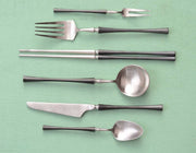 Gohobi Japanese Vintage Stonewashed Stainless Steel Black Ha: A set of 6 (6)