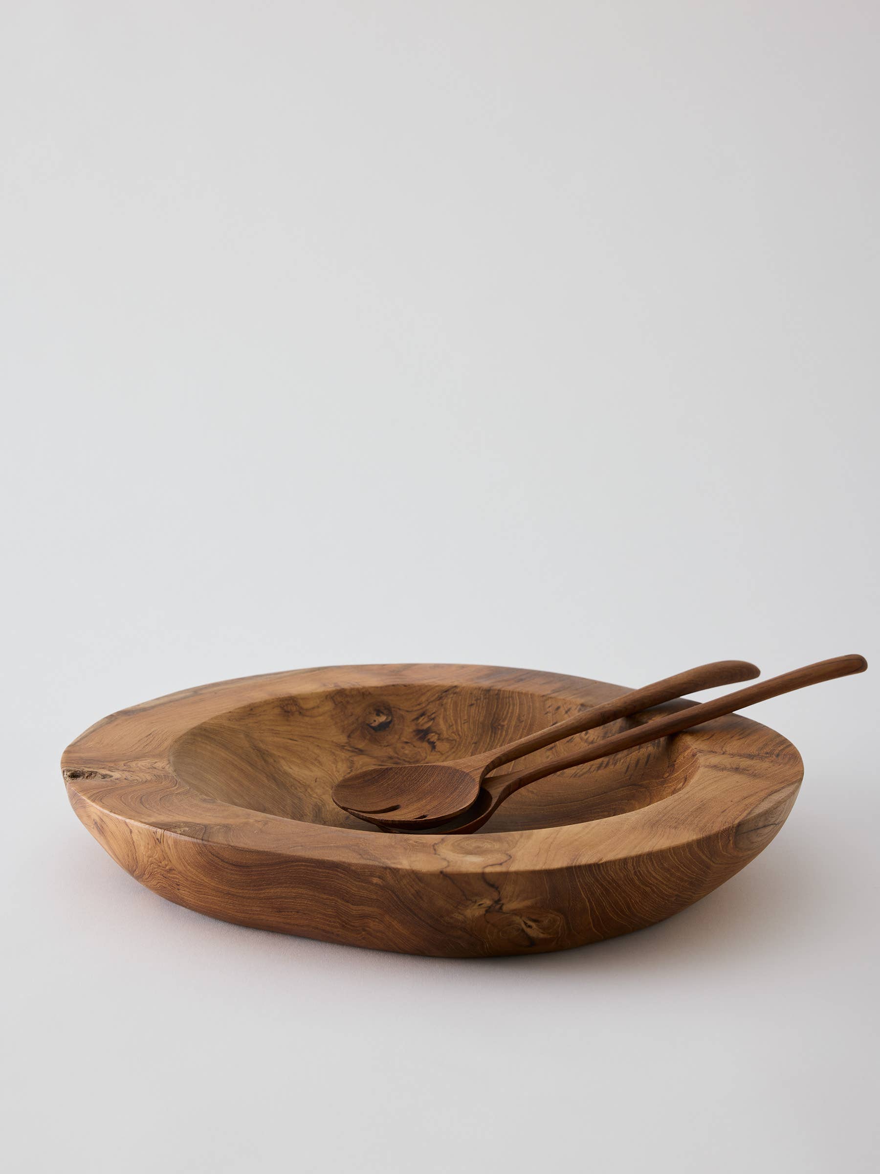 Teak salad set