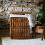 Distilled, Amalfi Framed, Lidded Laundry Basket: Medium