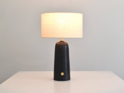Armona Black - Handmade Dimmable Lamp: Gold / Drum