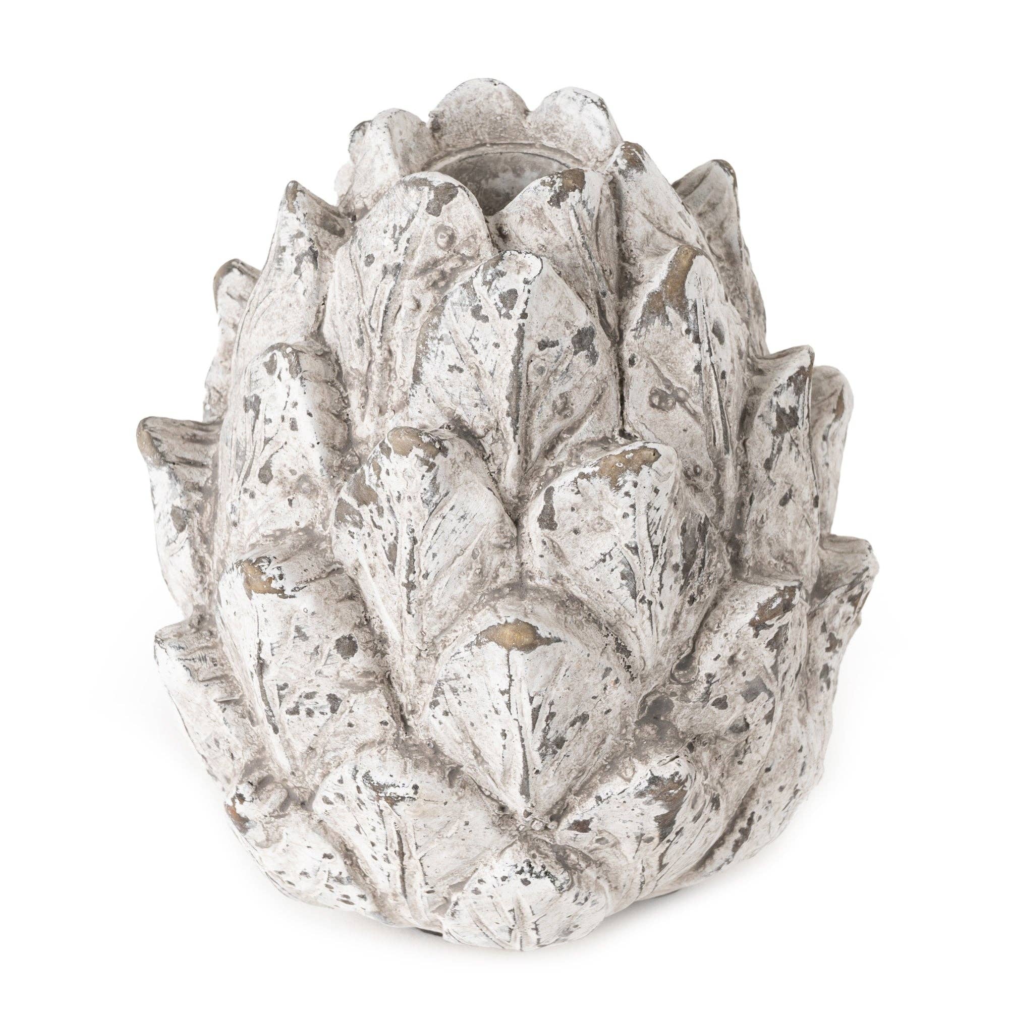 Large Artichoke Candleholder - Stone 4PK