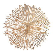 Ariele Wall Art: Gold / Iron