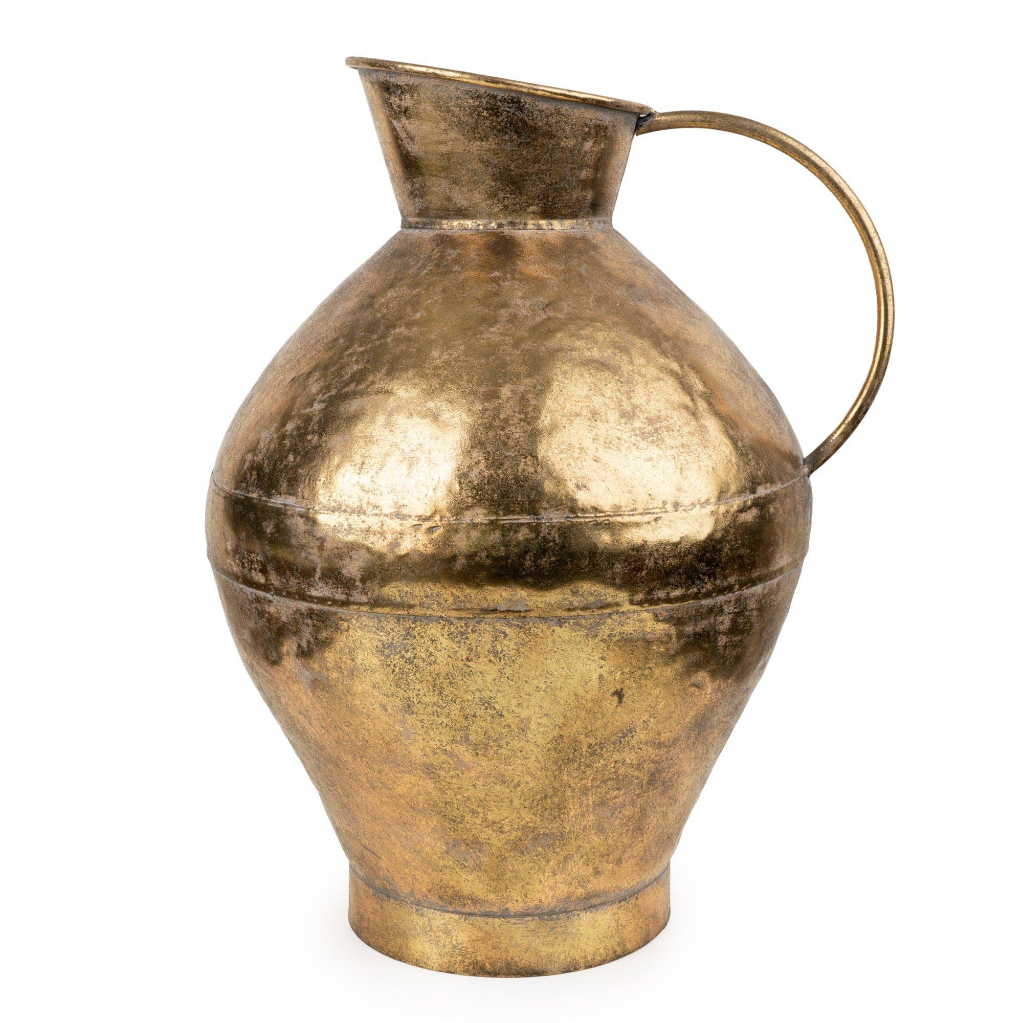 Metal Jug in Antique Gold