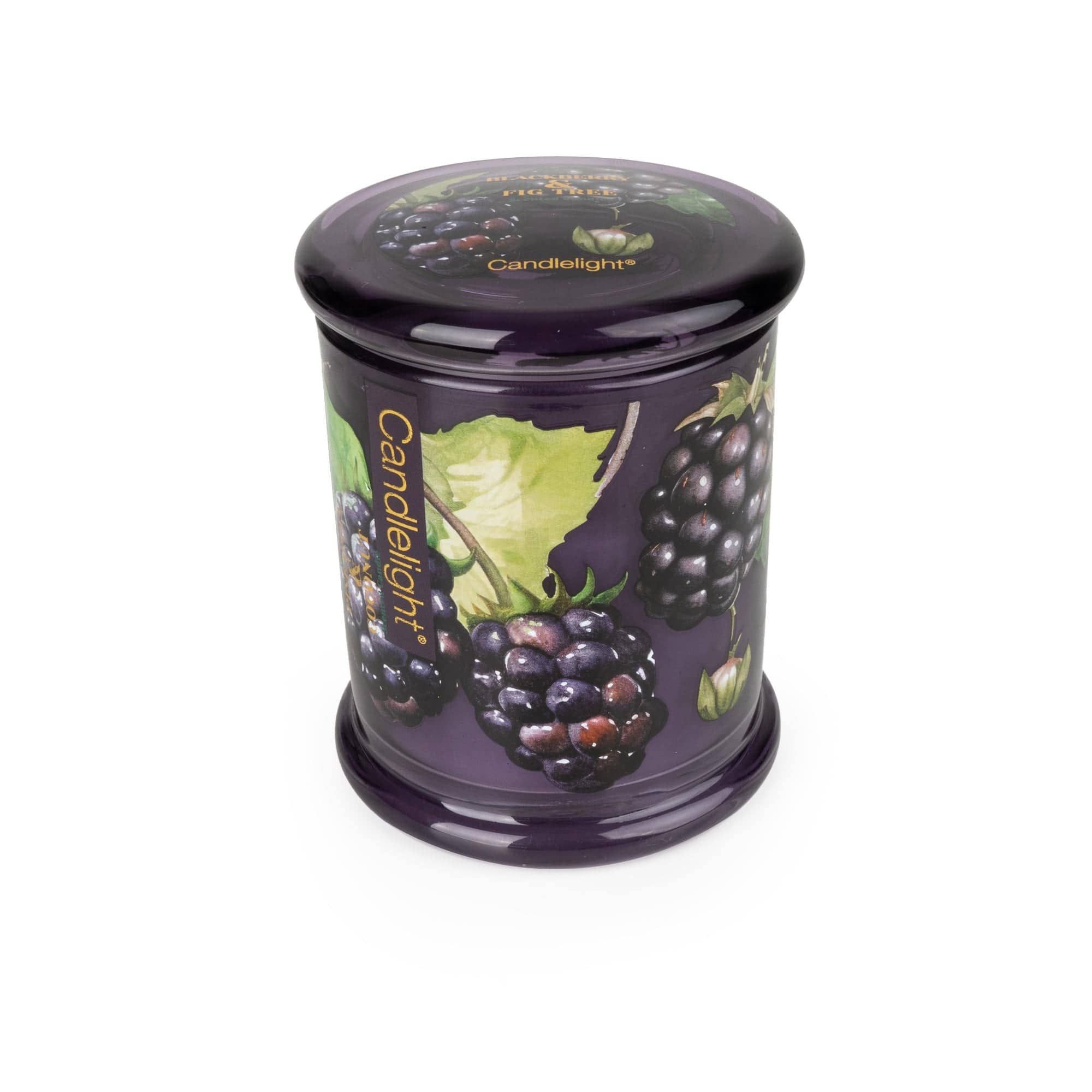 Large Glass Lidded Jar - Blackberry & Fig Tree