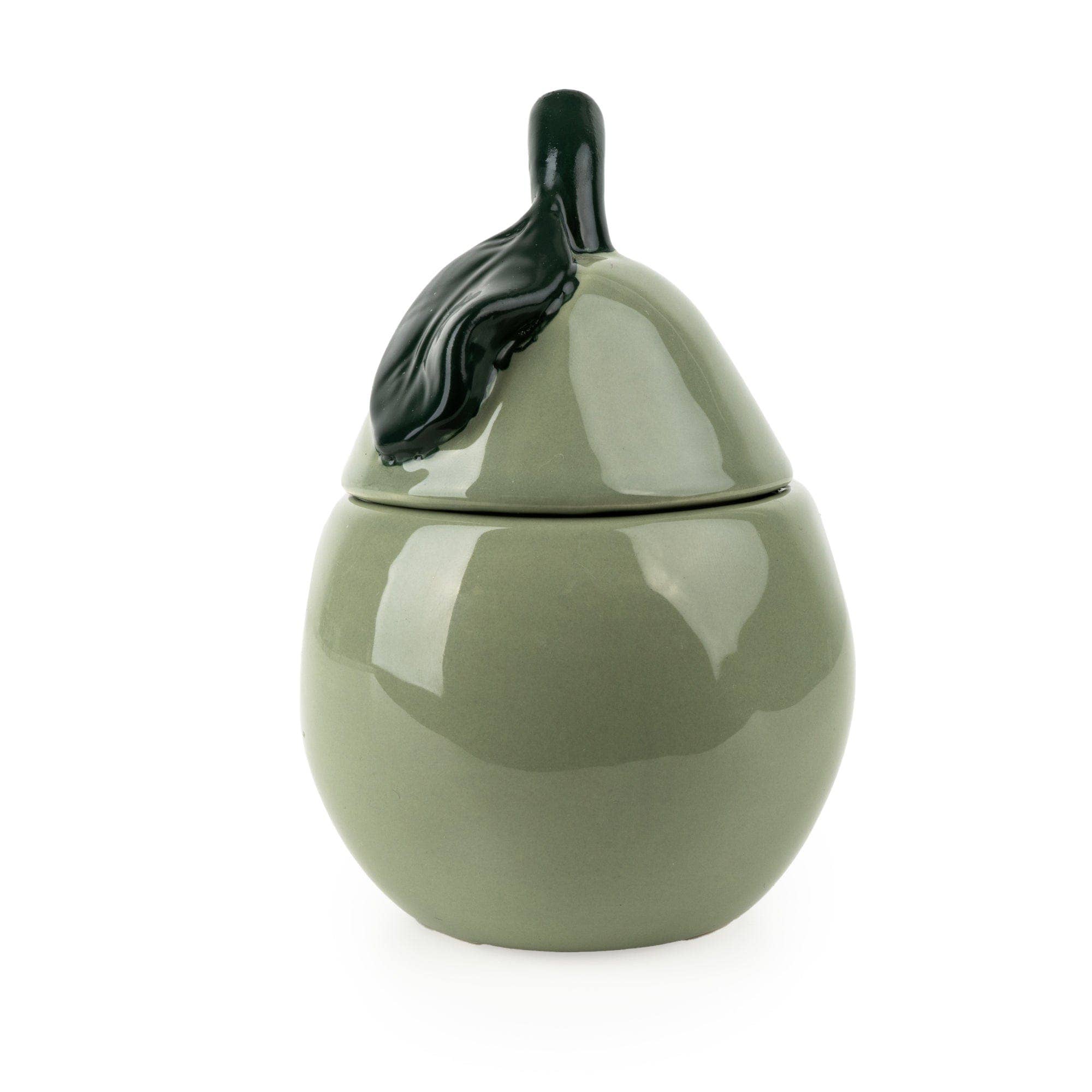 Pear Shaped Ceramic Candle