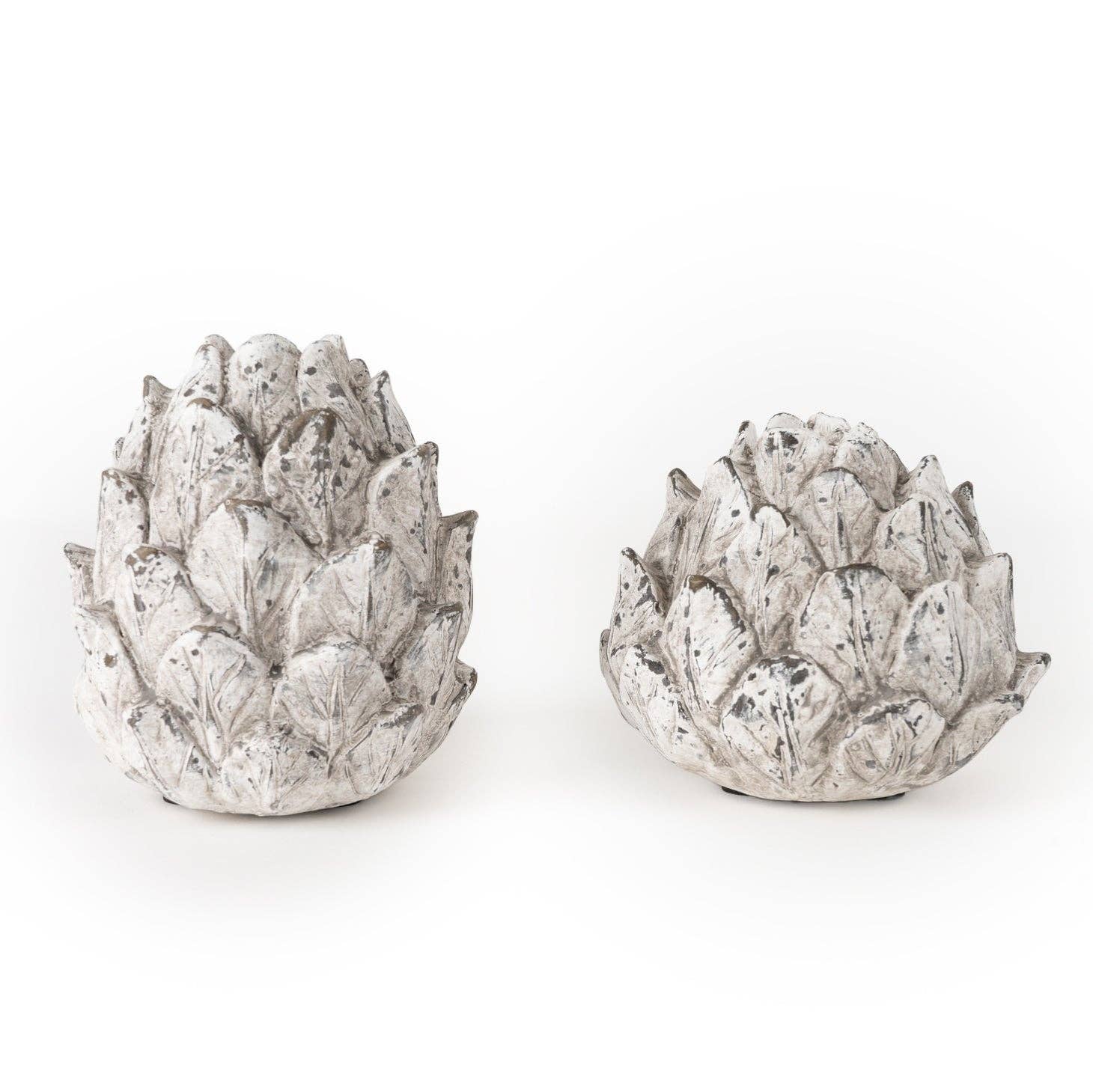 Large Artichoke Candleholder - Stone